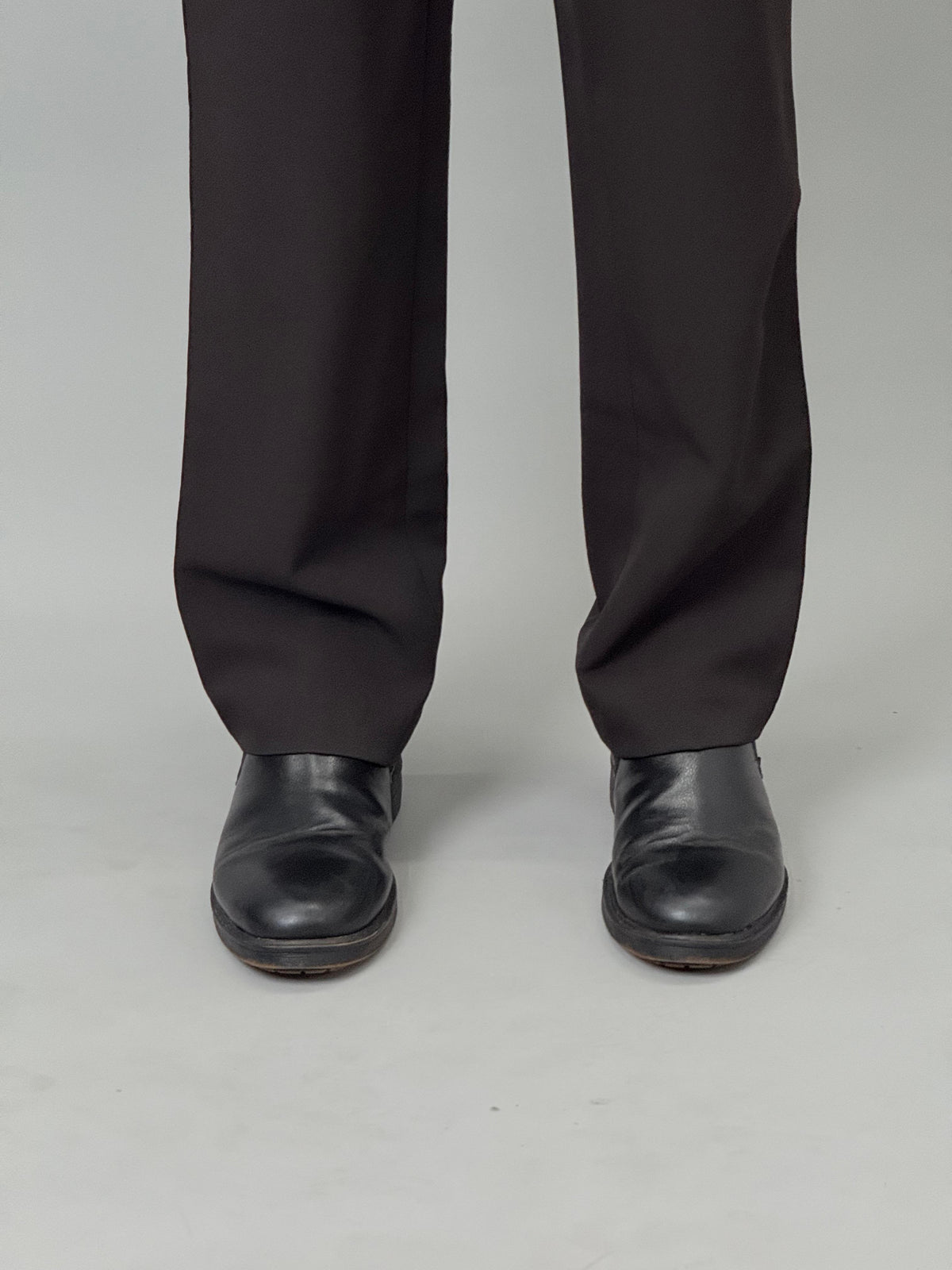Dark Brown Boot Cut Formal Pants