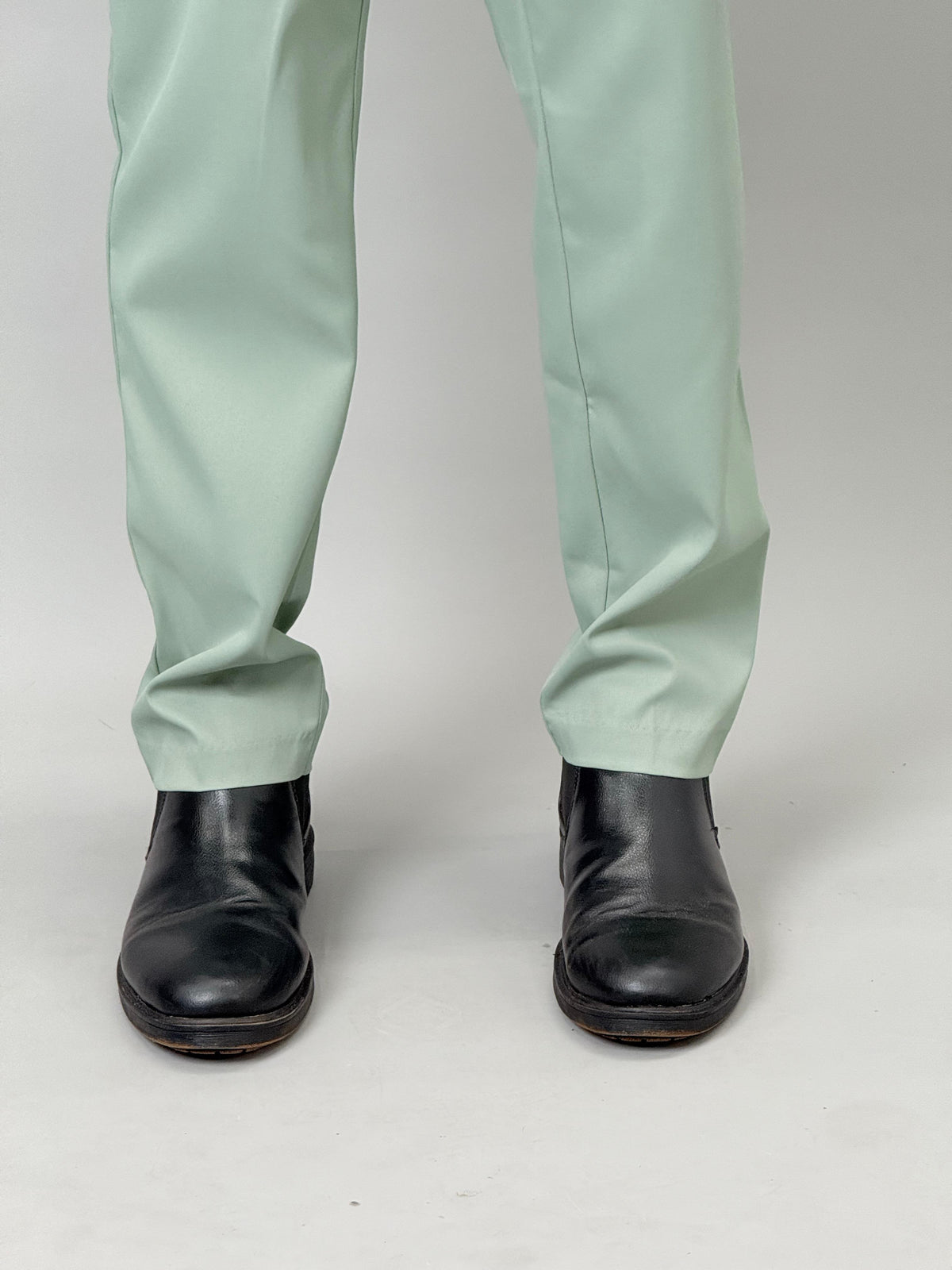 Mint Green Pleated Gurkha Pants