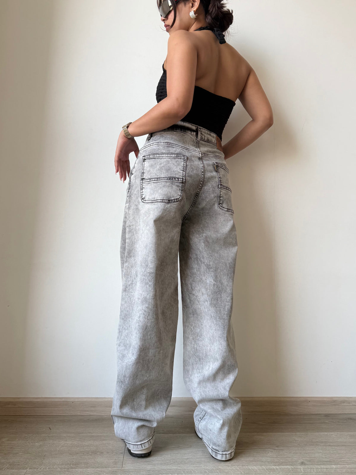 Platinum Drift Baggy Fit Jeans