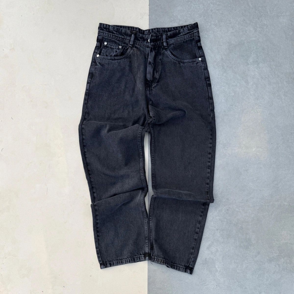 Dark Blue Charcoal Baggy