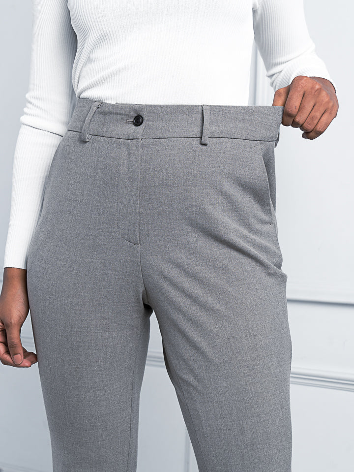 Grey Stretch Pants