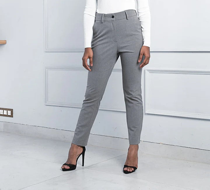 Grey Stretch Pants