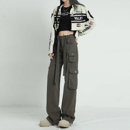 Seoul Street Style Baggy Cargo Jeans