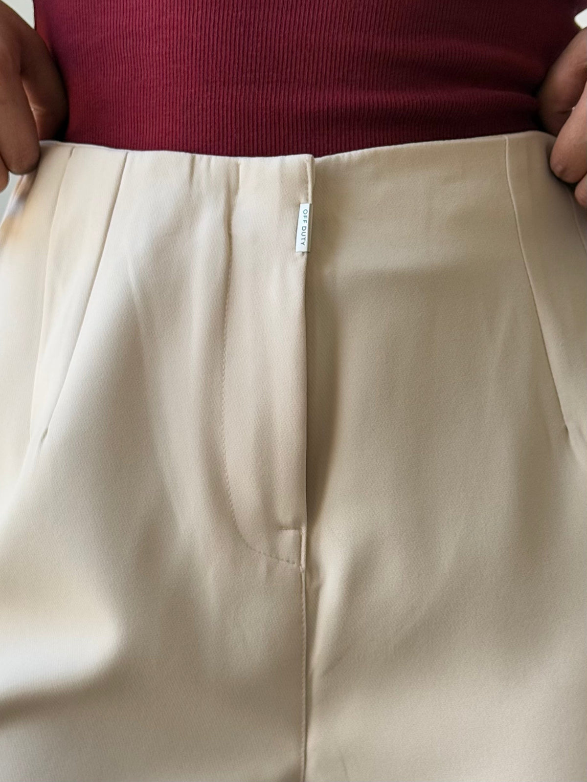 Darted Contour Bootcut Pants