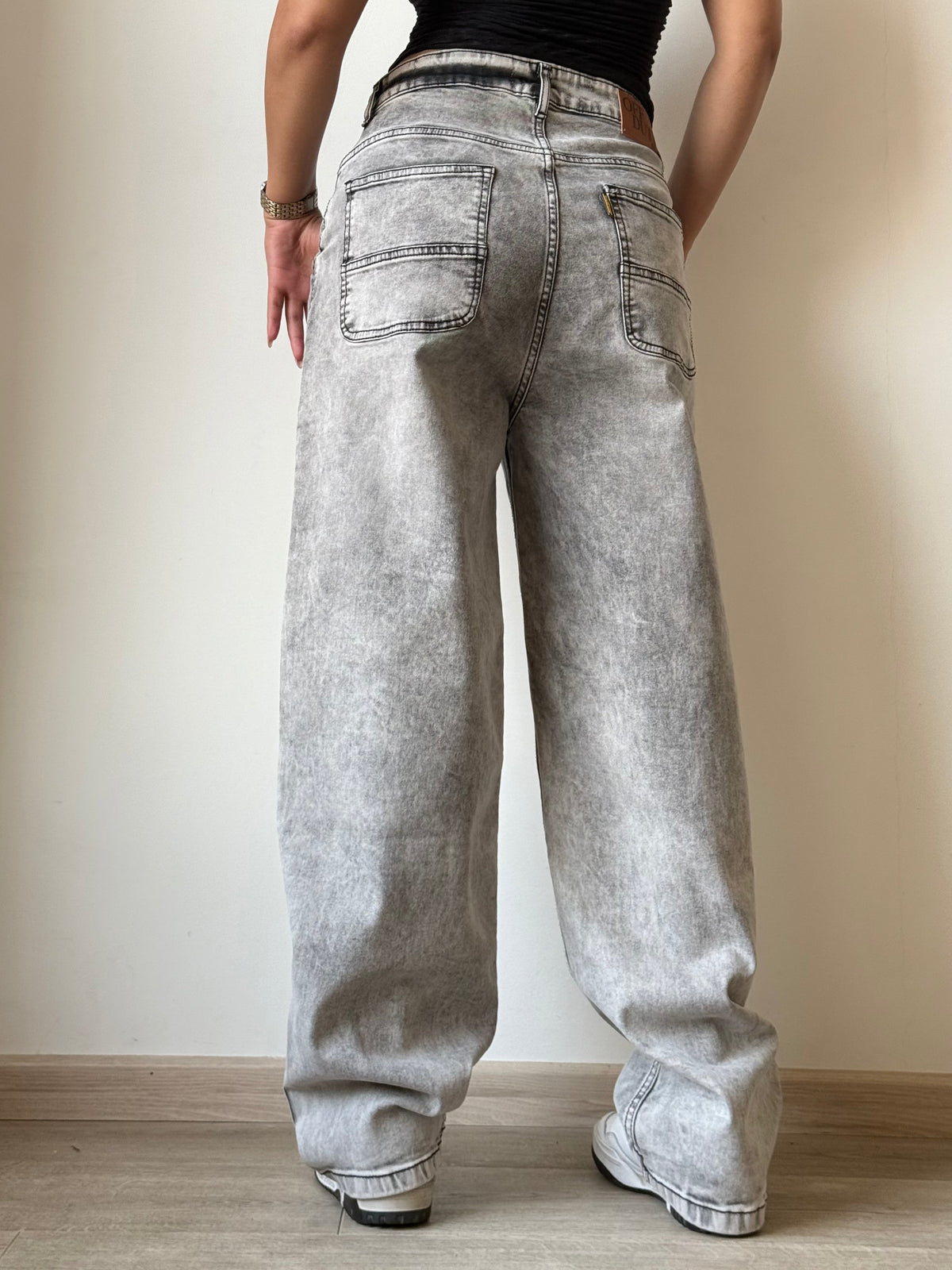 Platinum Drift Baggy Fit Jeans