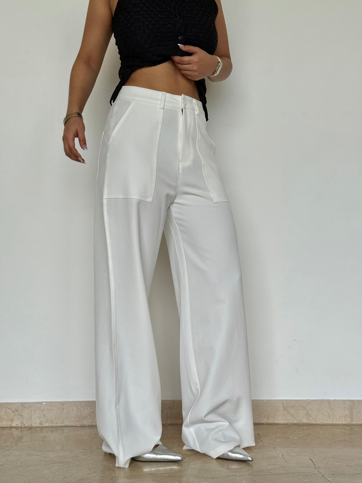 Posh Pattern Wide Highwaist Pants