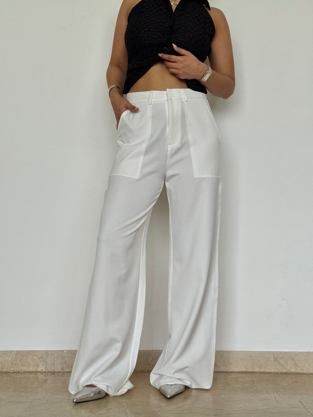 Posh Pattern Wide Highwaist Pants