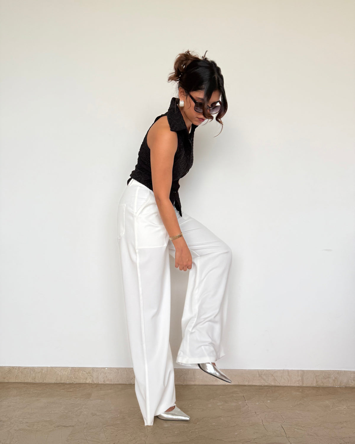 Posh Pattern Wide Highwaist Pants