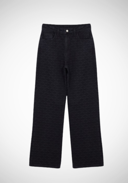 Trendy Women High Rise Textured Jeans