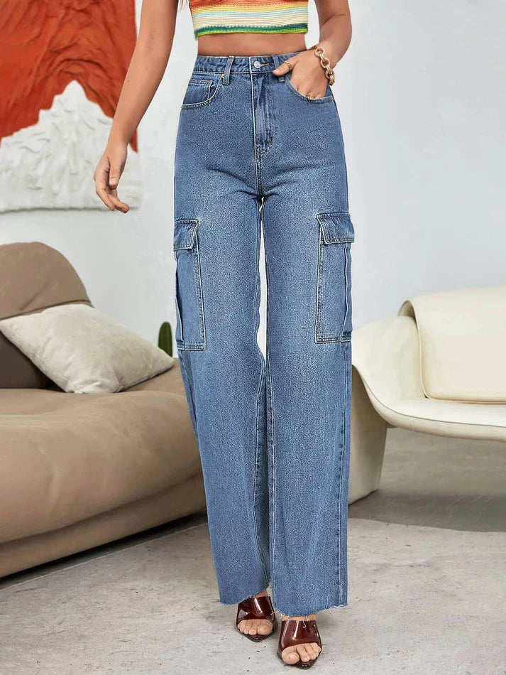 Wanderlust Cargo Denim Pants