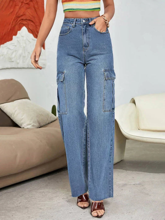 Wanderlust Cargo Denim Pants