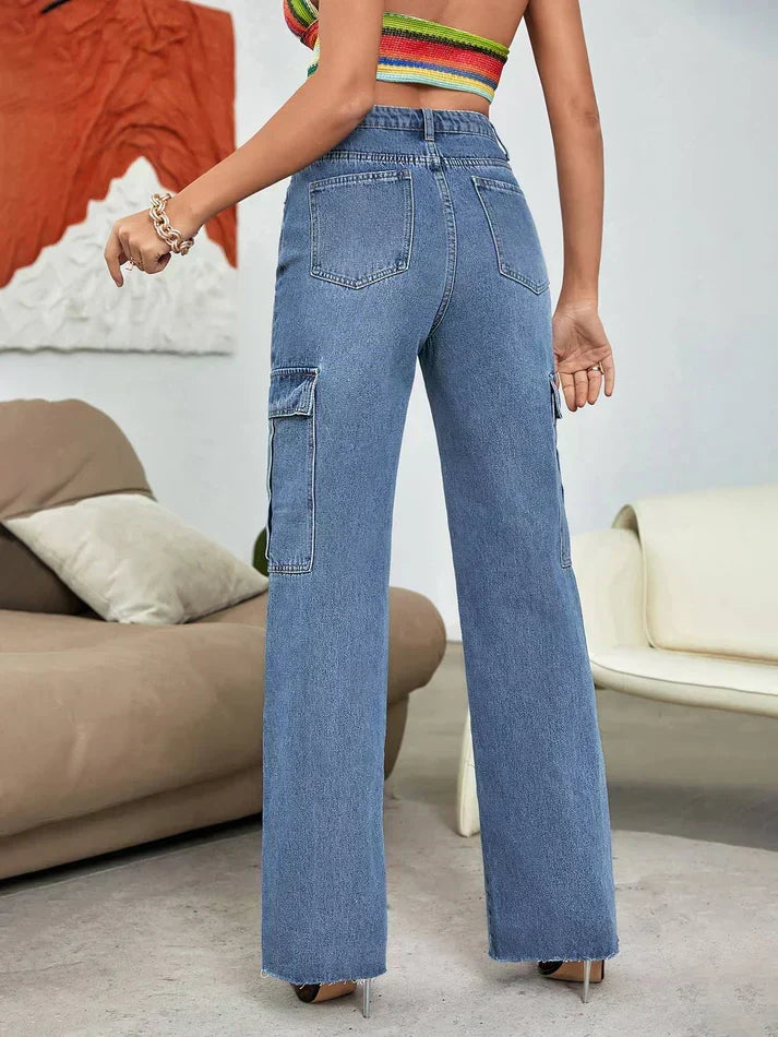 Wanderlust Cargo Denim Pants