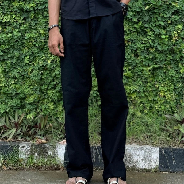 Black Linen Pants