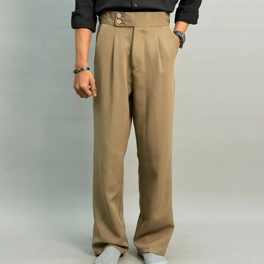 Brown Gurkha Baggy Pants