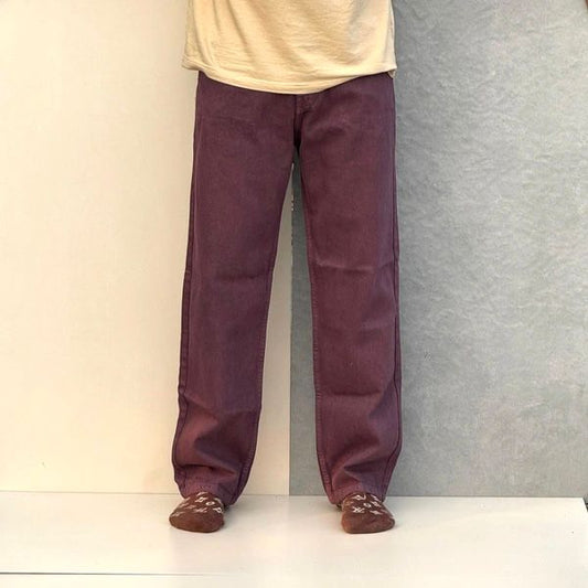 Faded Plum Baggy Fit Jeans