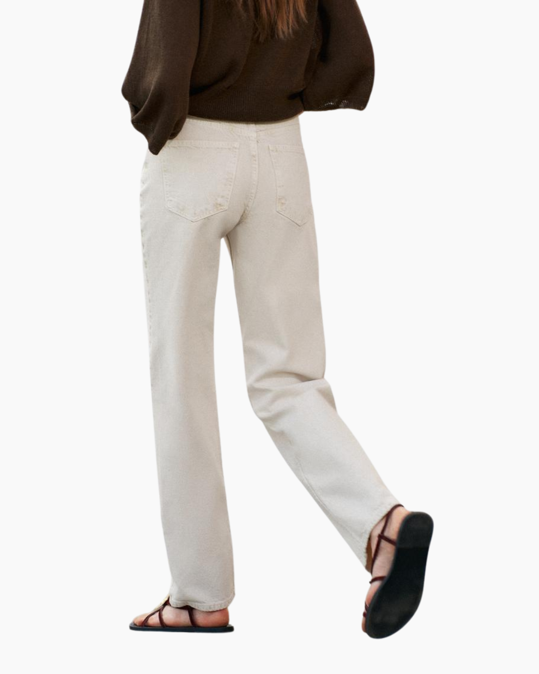 STRAIGHT BEIGE JEANS