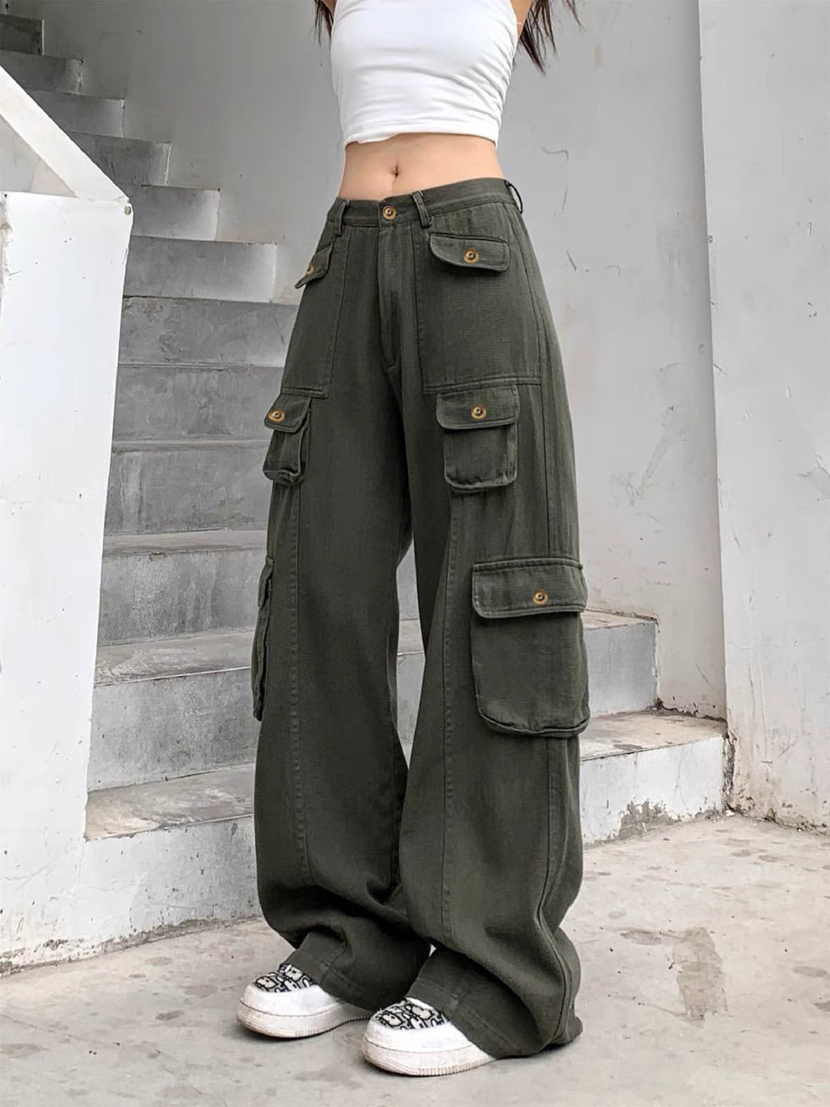 khaki green