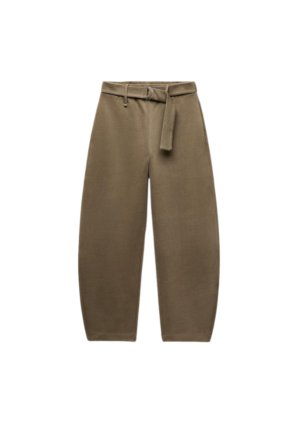 BELTED SOFT  PANTS