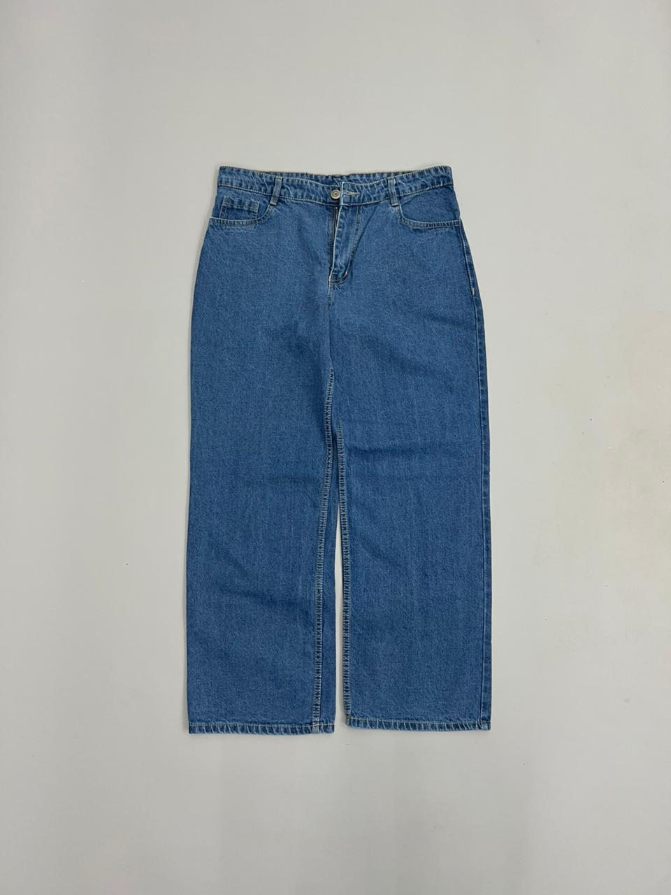 Medium Blue Baggy Jeans