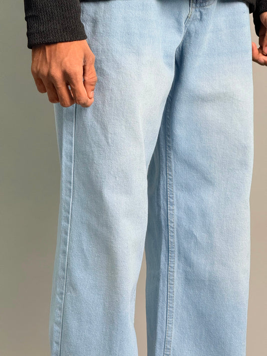 Light Ice-Blue Baggy Jeans
