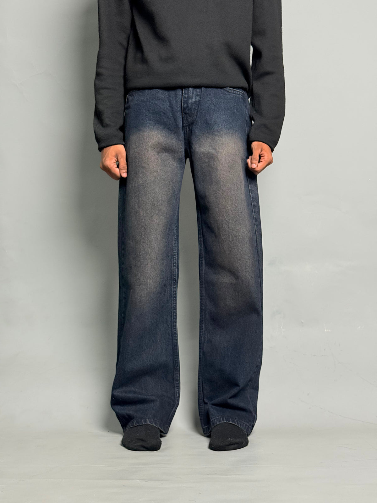 Double Shade Jeans - Dark Blue