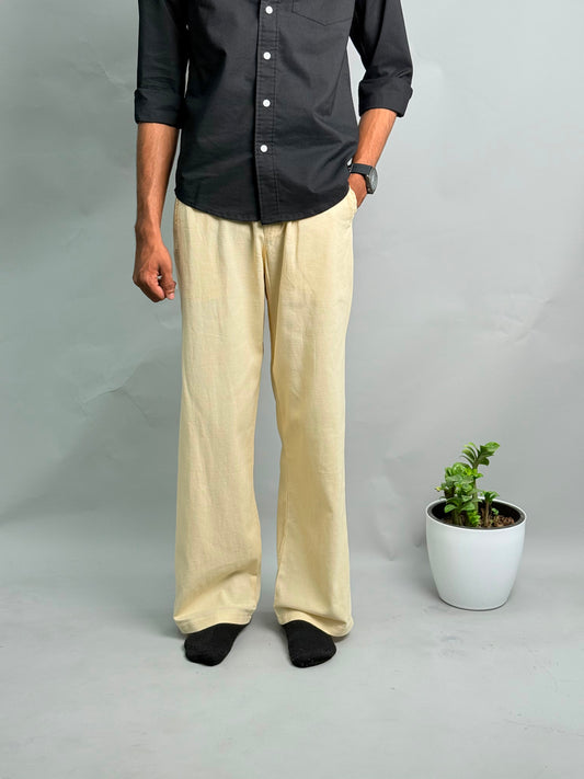 Cream IMP Linen pants