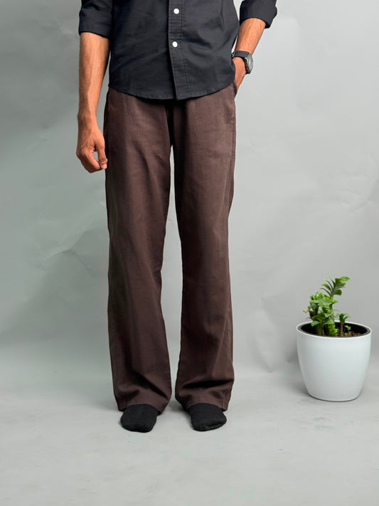 Brown IMP Linen Pants