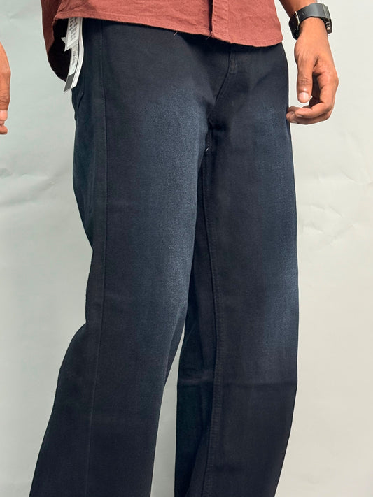 Vintage-Faded Blue Baggy Jeans