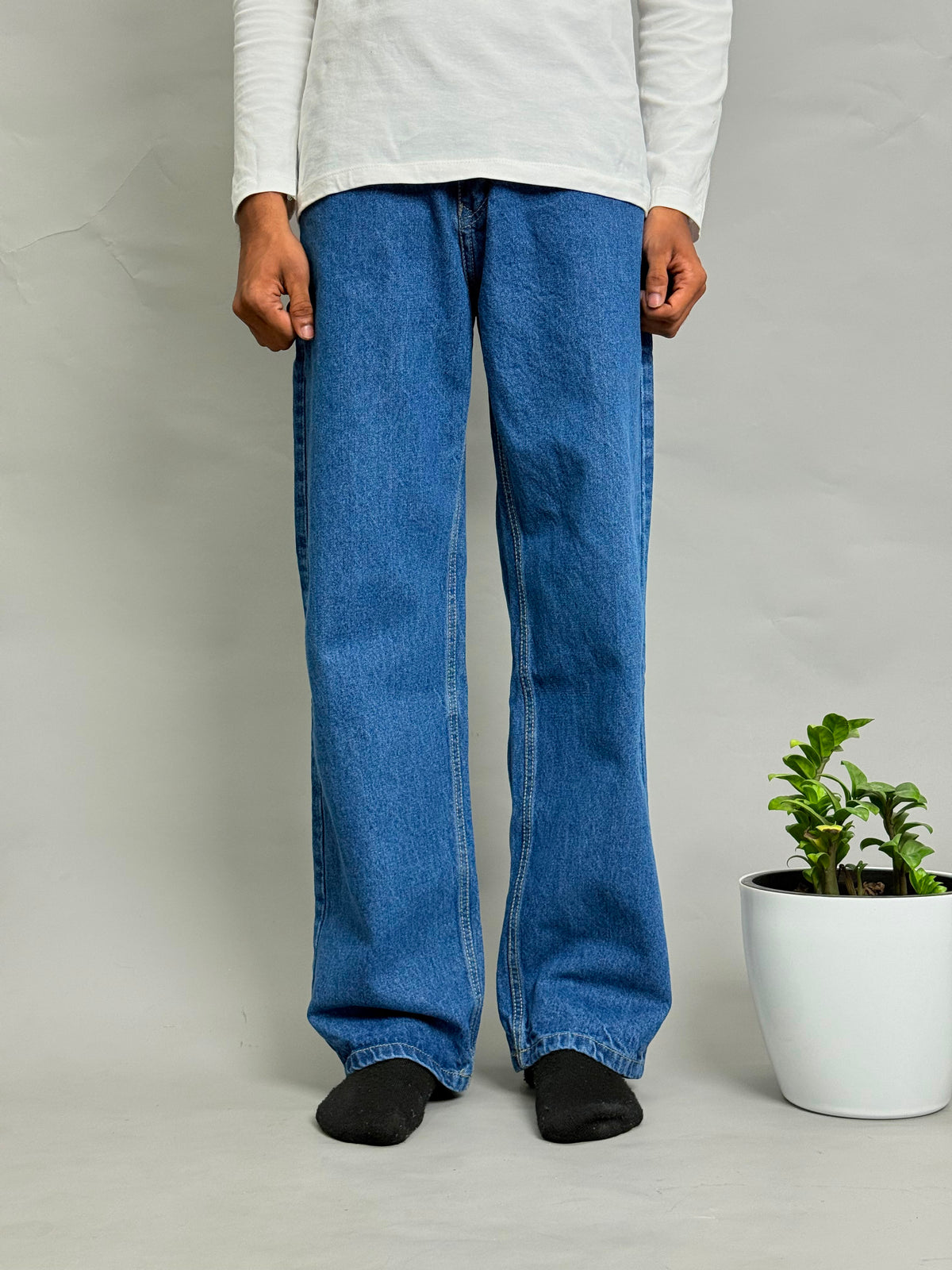 Blue Baggy Jeans