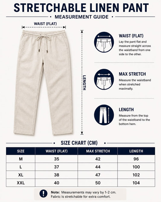 Dark Green Linen Pants – Regular Fit