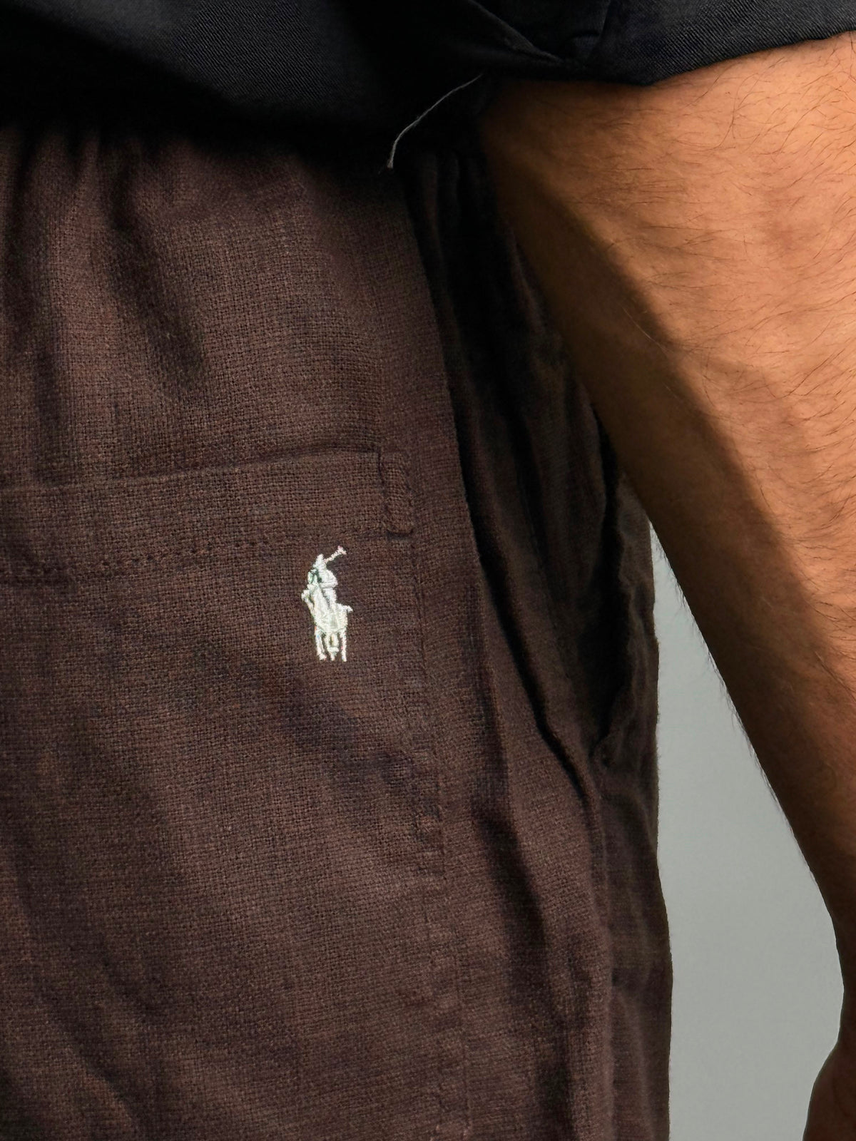 Brown IMP Linen Pants