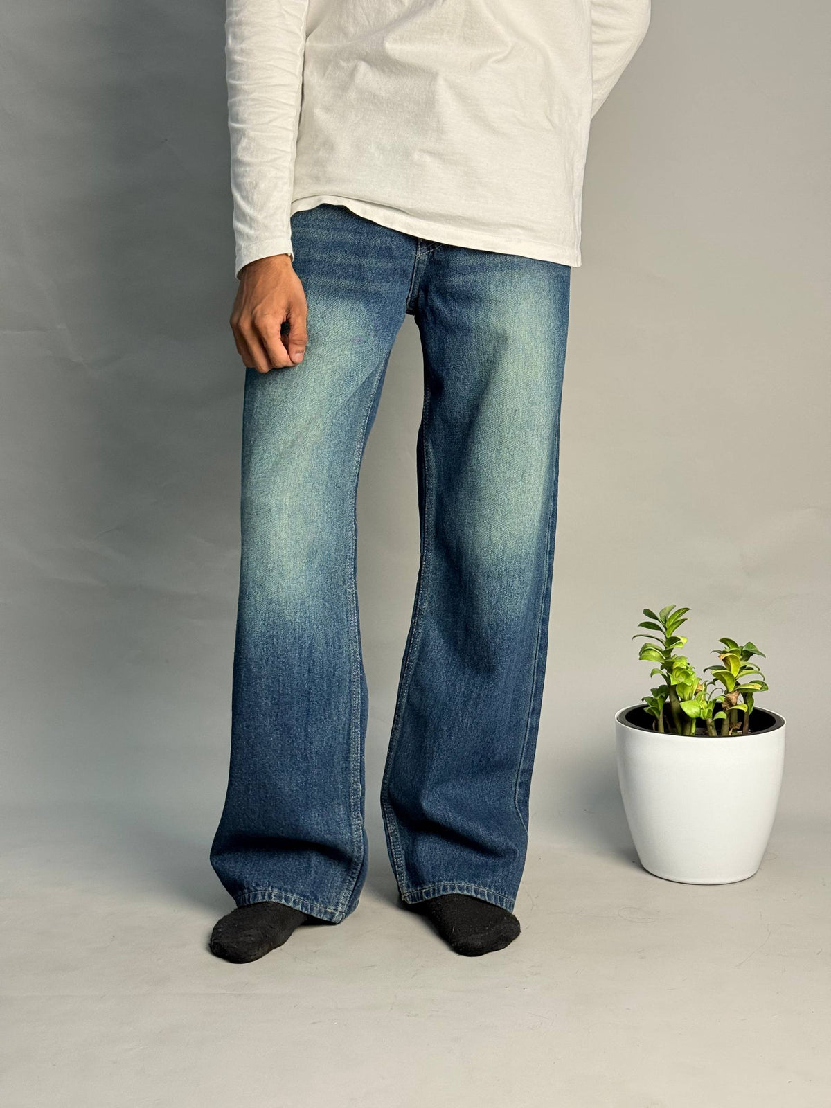 Dark Blue With Green Shade