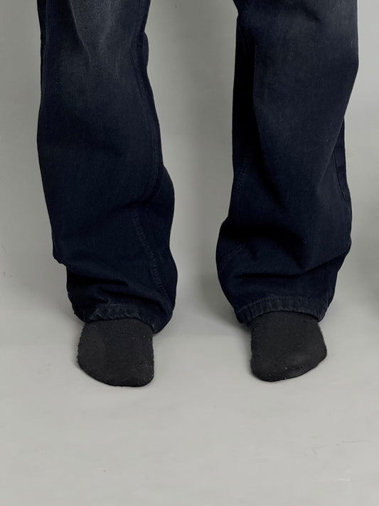 Faded Black Baggy Jeans