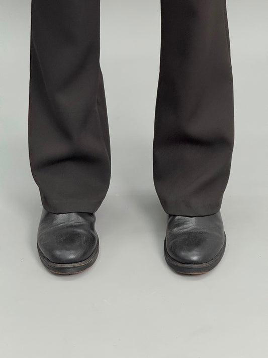 SEMI BOOTCUT PANTS [COFFEE BROWN]